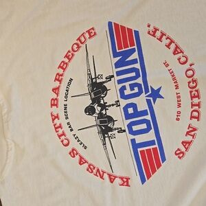 HANES VINTAGE FIFTY FIFTY SINGLE STITCH GRAPHIC TSHIRT.   #7567